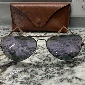 Ray-Ban Purple aviators